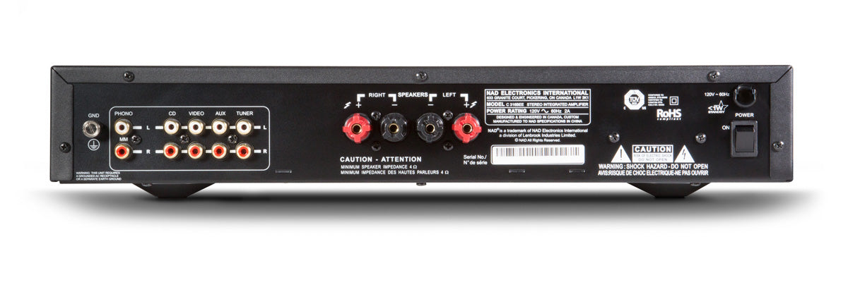 NAD C 316BEE V2 40W STEREO INTEGRATED AMPLIFIER