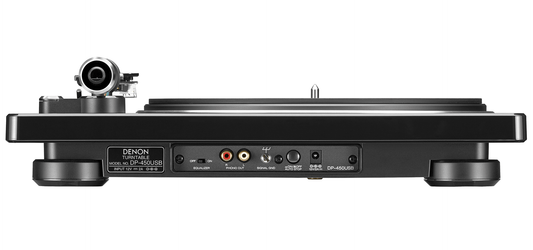 DENON DP-450USB HI-FI TURNTABLE WITH ORIGINAL S-SHAPE TONEARM AND USB