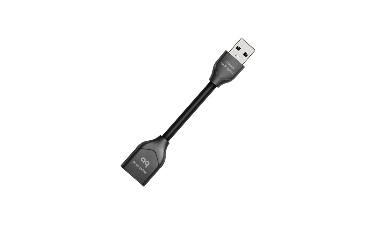AUDIOQUEST Dragontail USB 2.0 extender cable for use with DragonFly - IN STOCK
