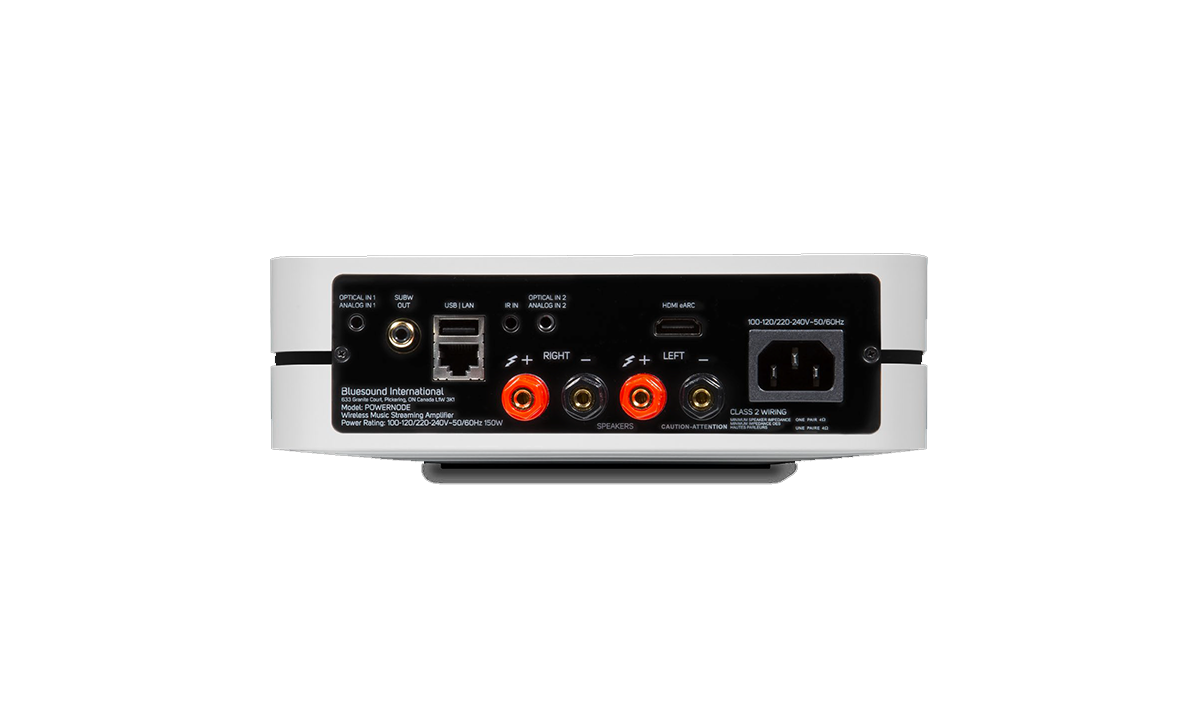 BLUESOUND POWERNODE N330 WIRELESS MUSIC STREAMING AMPLIFIER