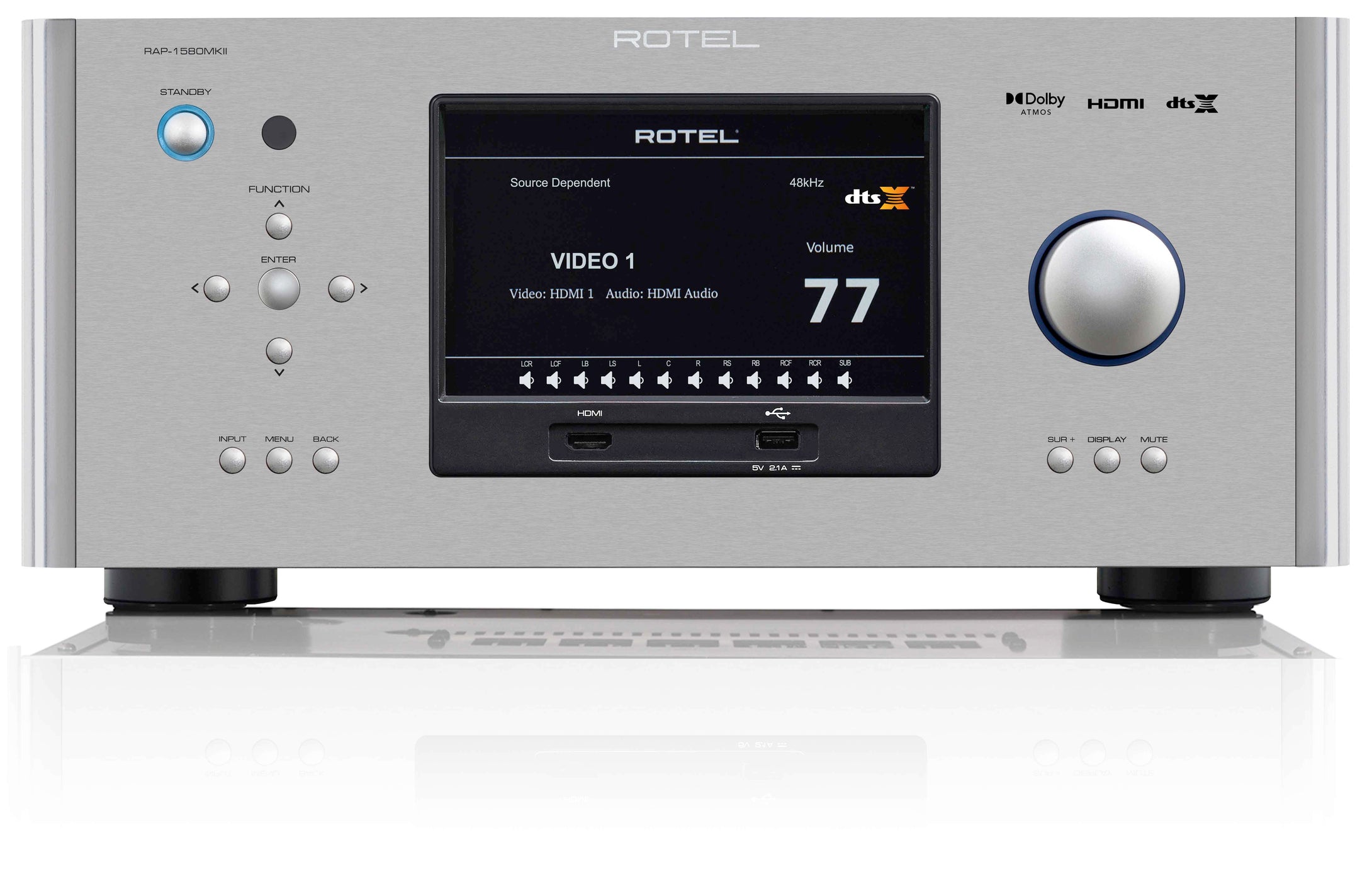 ROTEL RAP-1580 MKII SURROUND AMPLIFIED PROCESSOR