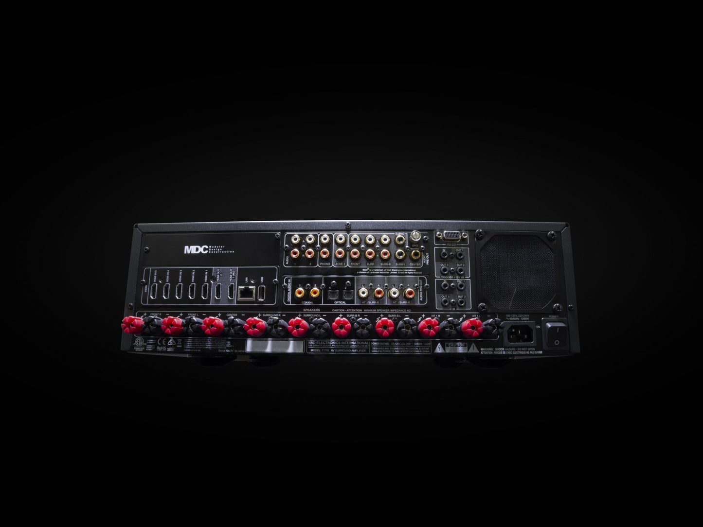 NAD T 778 BLUOS ENABLED 4K UHD 9.2CH AV RECEIVER