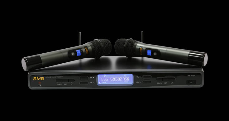 BMB WB-5000S DUAL WIRELESS MICROPHONE