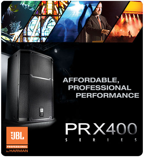 JBL PRX412M 12" Two-Way Stage Monitor and Loudspeaker System (PAIR) - FLOOR STOCK