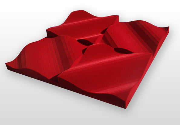 SONITUS ACOUSTICS LEVITER STM ABSORBER PANEL (PACK OF 16) - RED