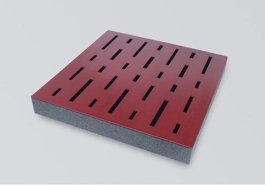 SONITUS ACOUSTICS DECOSORBER NATUR QUAD 8 WITH MAGNETS (PACK OF 6 ) - WINE RED