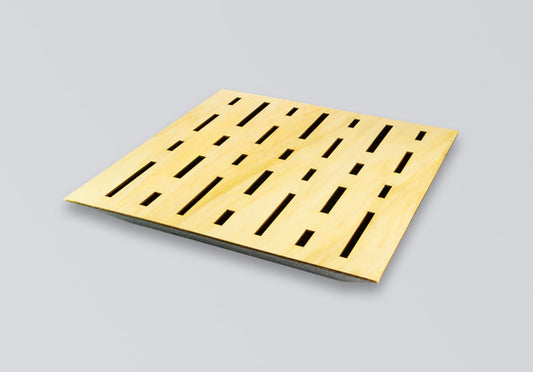 SONITUS ACOUSTICS DECOSORBER NATUR QUAD 8 WITH MAGNETS (PACK OF 6 ) - NATURAL POPLAR